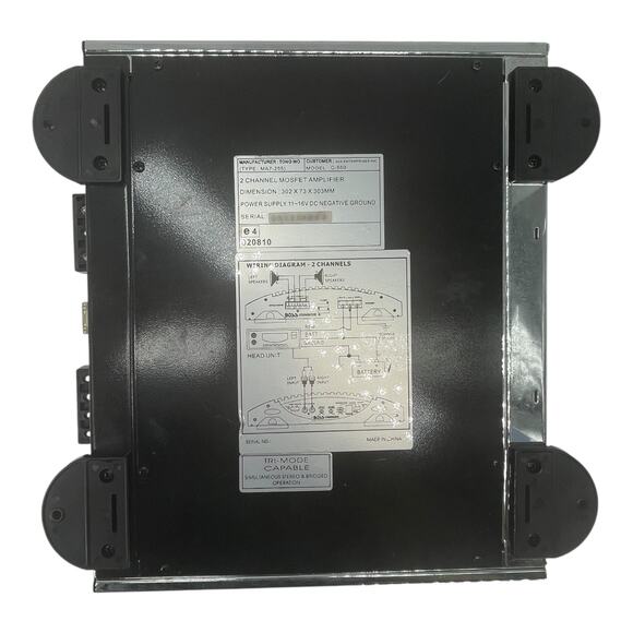 Vintage BOSS CHAOS GS650 2-Channel MOSFET Amplifier - Picture 8 of 10